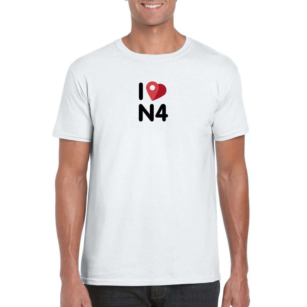 I ❤️ My Postcode - Personalised T-Shirt (unisex)